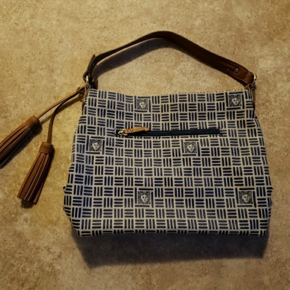 Anne Klein Fringed Hand Bag